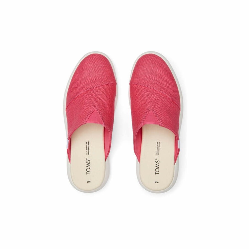 Toms Mallow Mule Makosen Ayakkabı Kadın Kırmızı | TKG824017