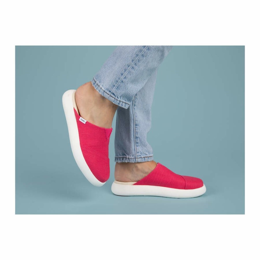 Toms Mallow Mule Makosen Ayakkabı Kadın Kırmızı | TKG824017