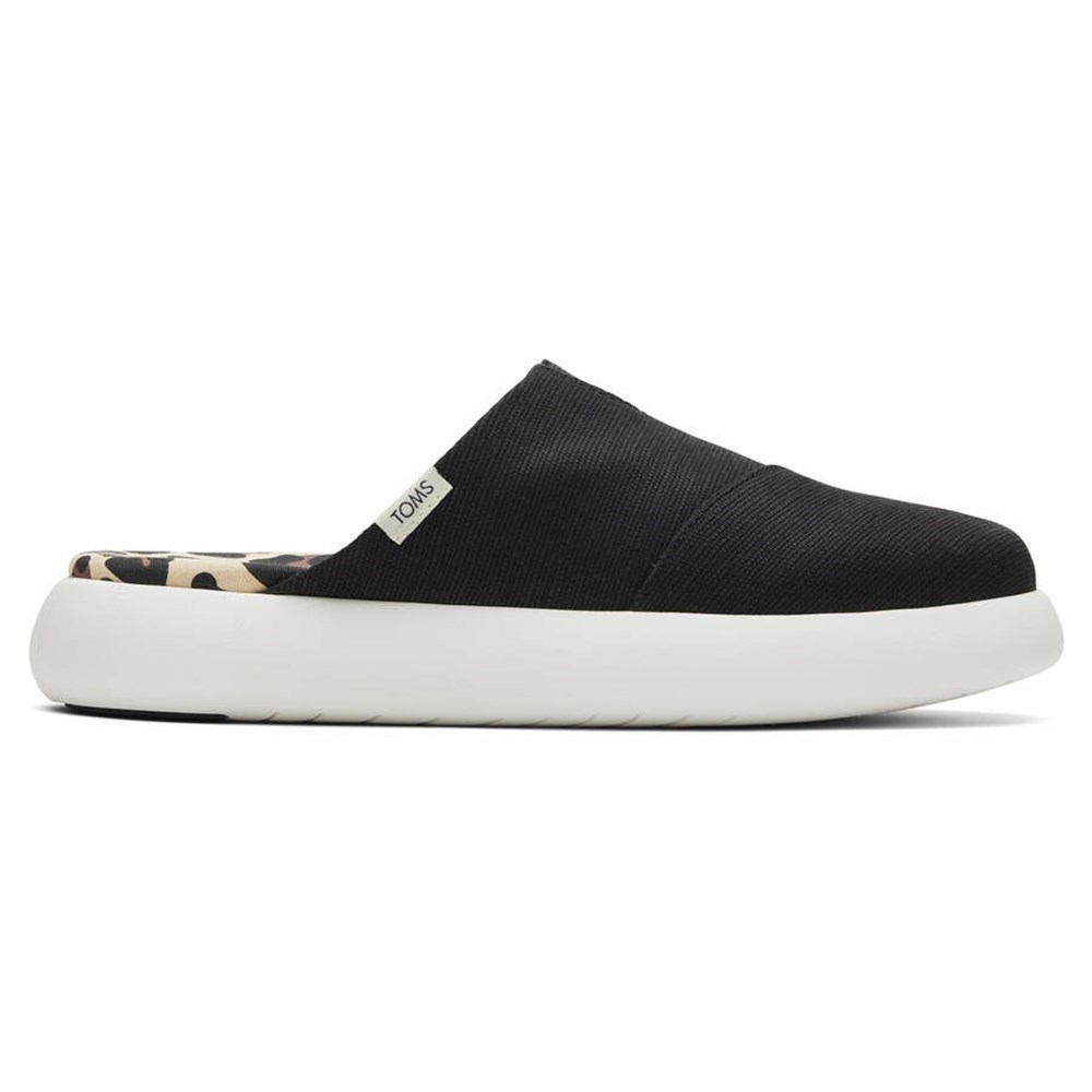 Toms Mallow Mule Makosen Ayakkabı Kadın Siyah | TUH386954