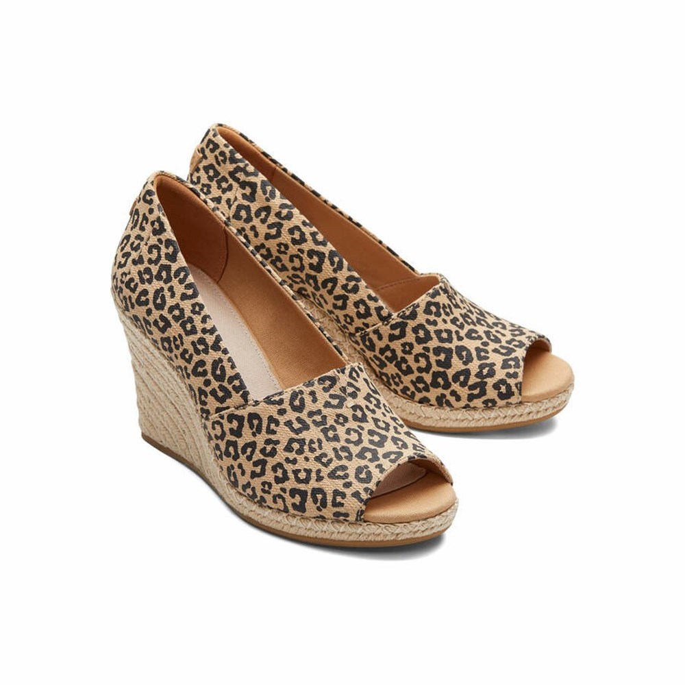 Toms Michelle Dolgu Topuklu Kadın Leopar | ALK132974
