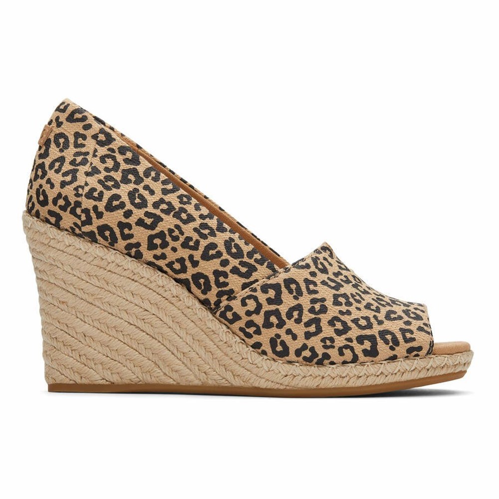Toms Michelle Dolgu Topuklu Kadın Leopar | ALK132974