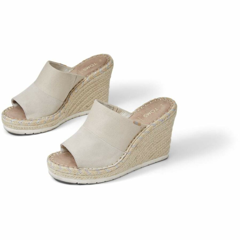 Toms Monica Mule Dolgu Topuklu Kadın Bej Rengi | XBR054263