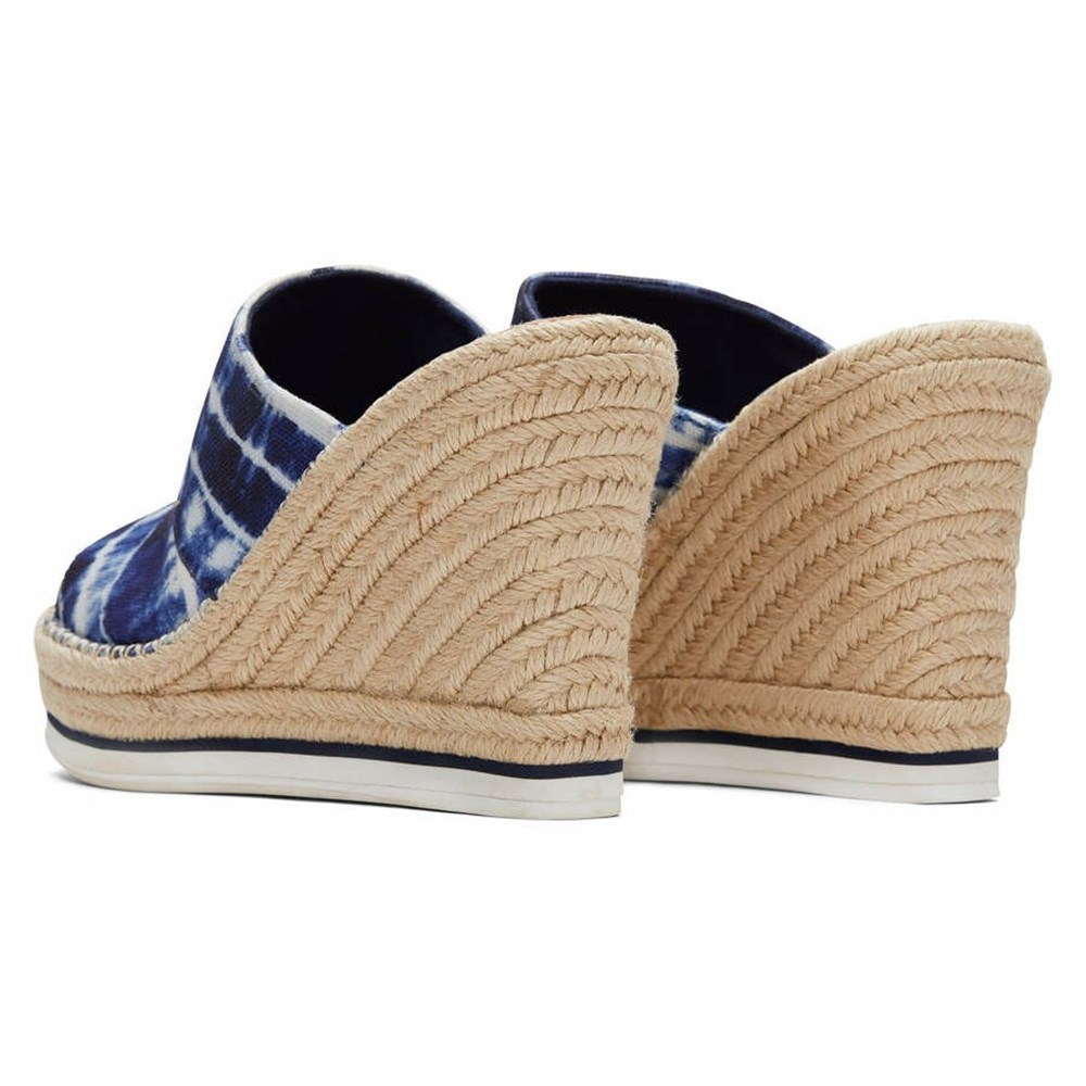 Toms Monica Mule Dolgu Topuklu Kadın Lacivert | RDB516487