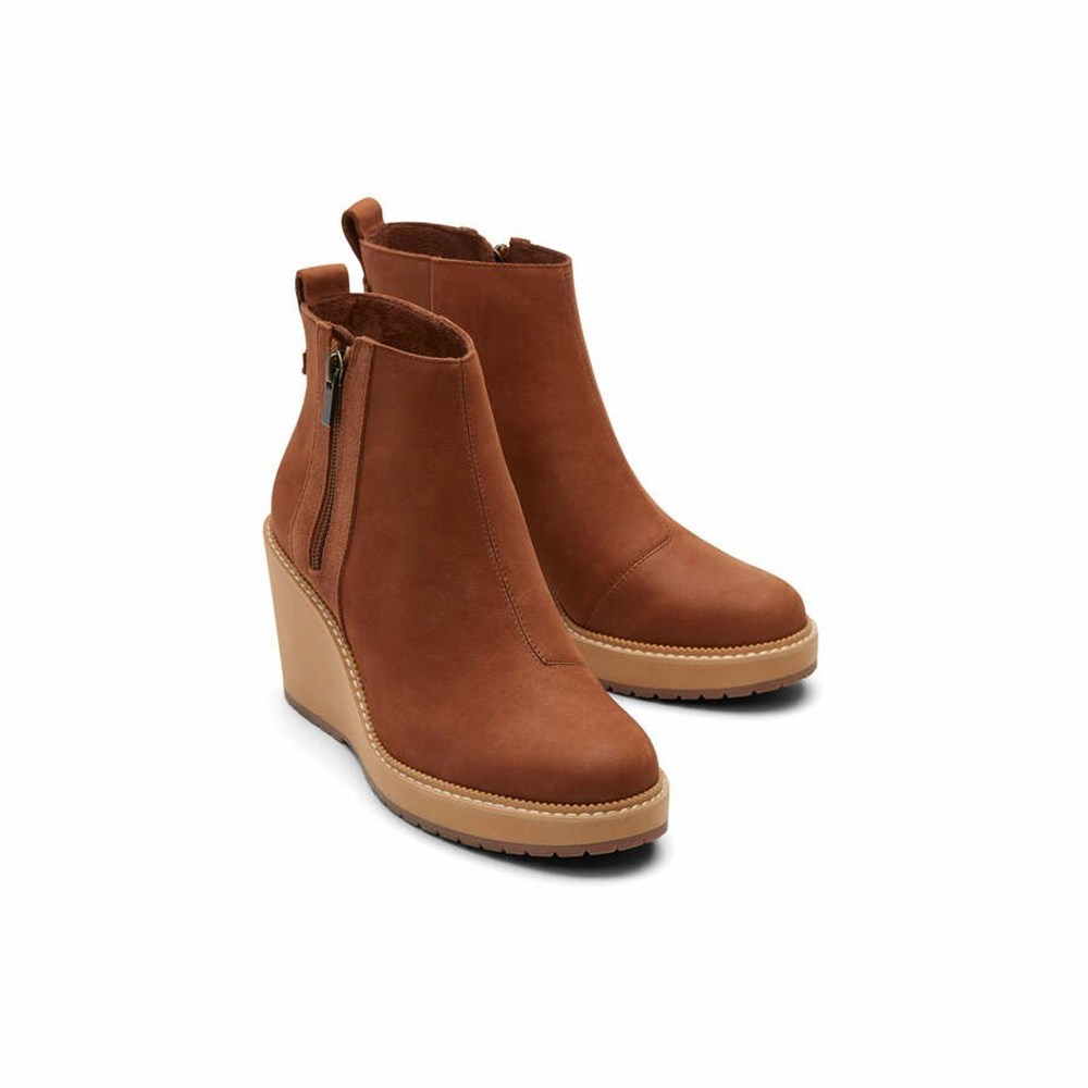 Toms Raven Bot Kadın Kahverengi | YWU384290