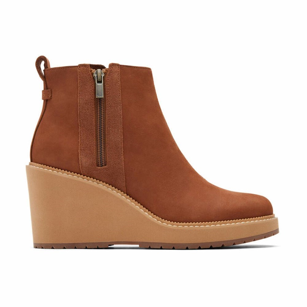 Toms Raven Bot Kadın Kahverengi | YWU384290