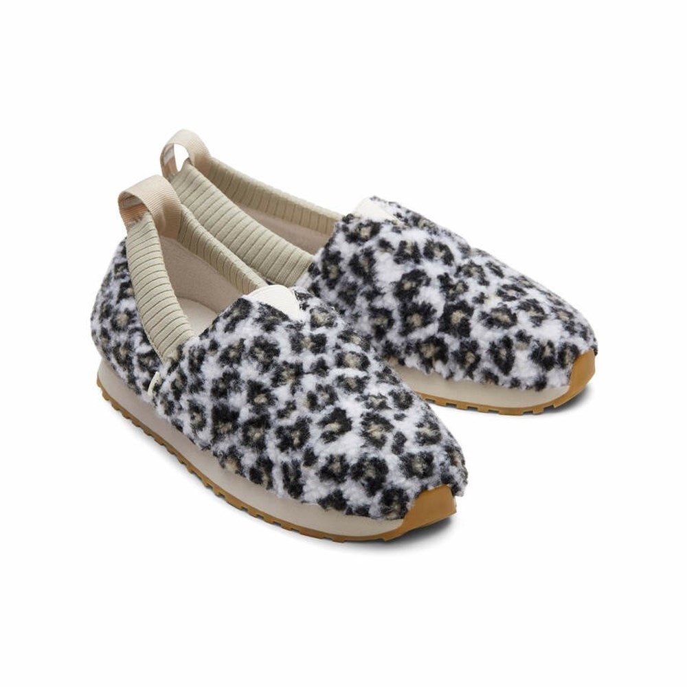 Toms Resident Makosen Ayakkabı Kadın Beyaz Leopar | OXG194527