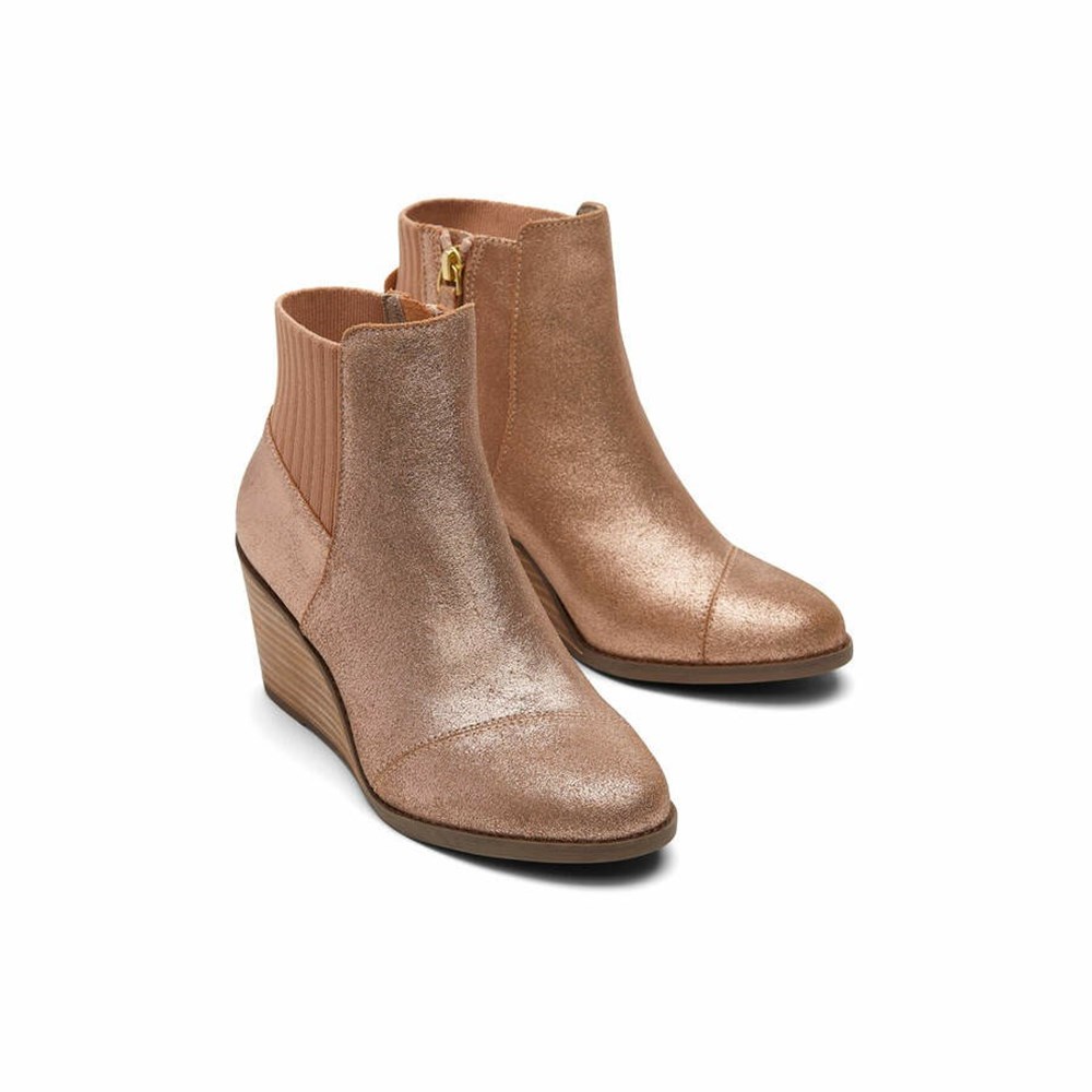 Toms Sadie Bot Kadın Pembe Altın | PAJ827415