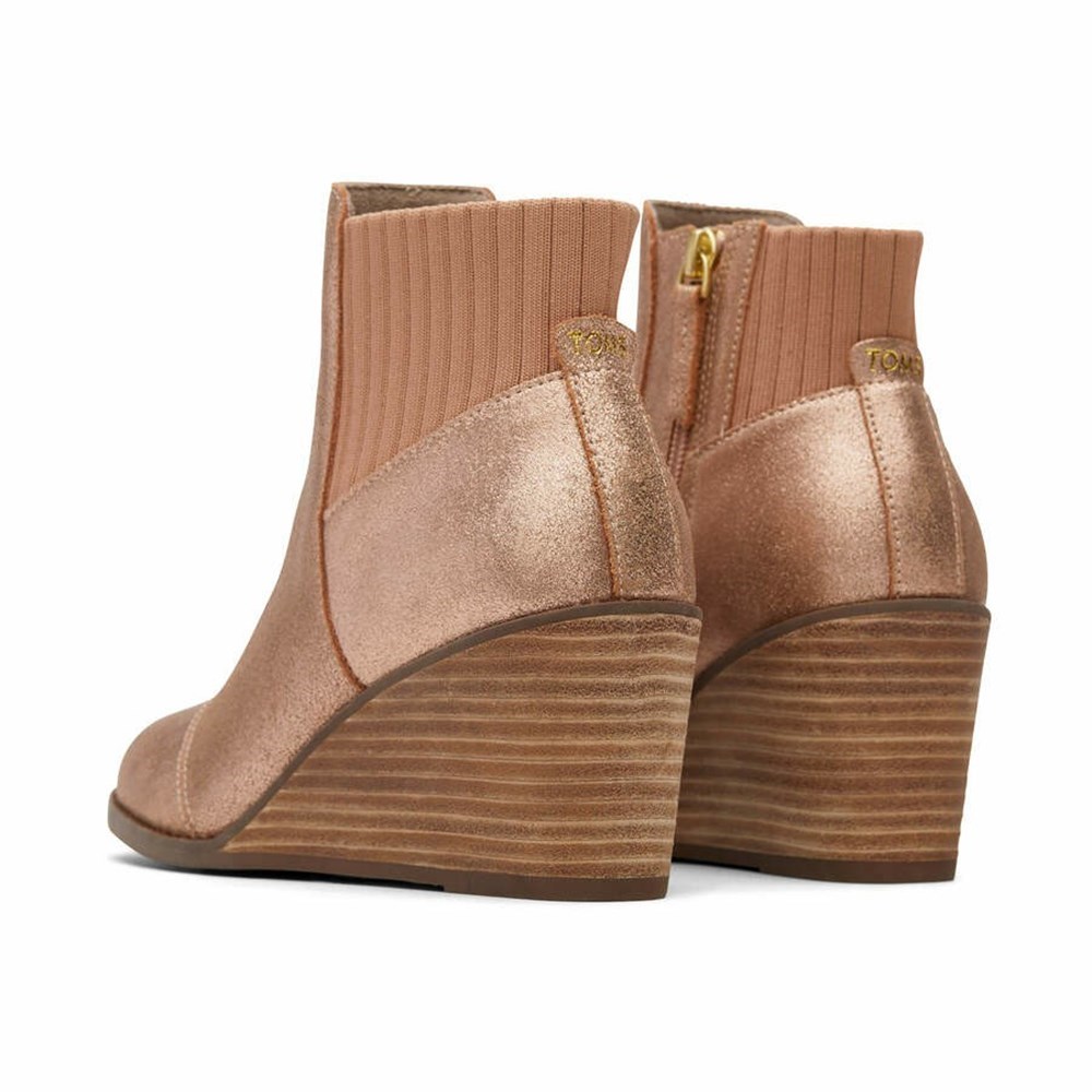 Toms Sadie Bot Kadın Pembe Altın | PAJ827415