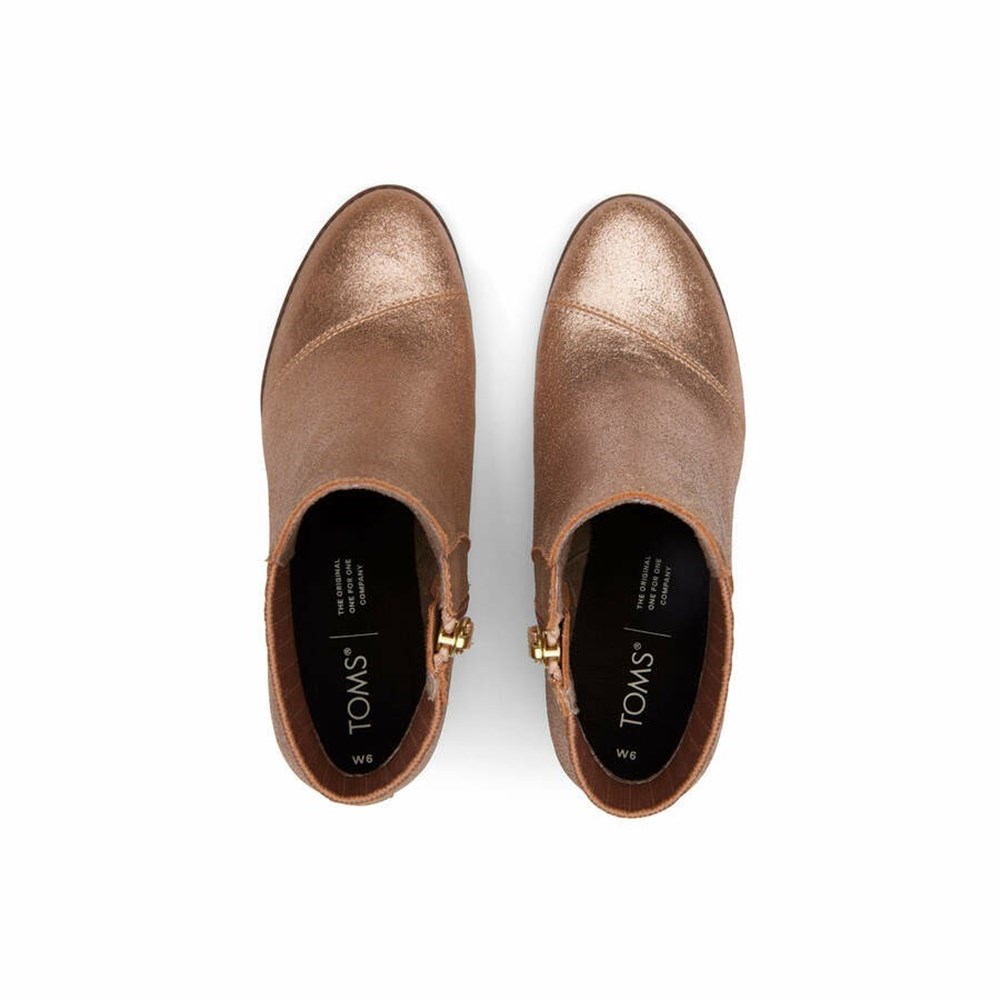 Toms Sadie Bot Kadın Pembe Altın | PAJ827415