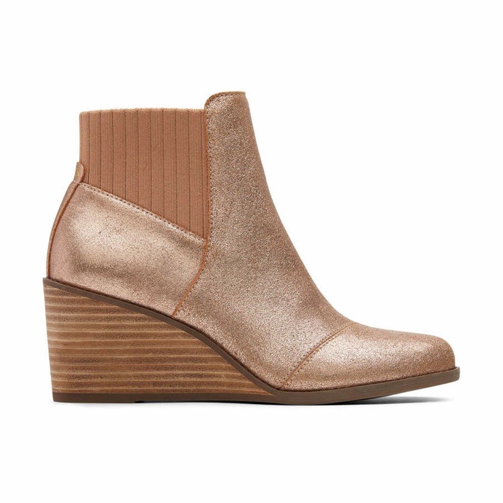 Toms Sadie Bot Kadın Pembe Altın | PAJ827415