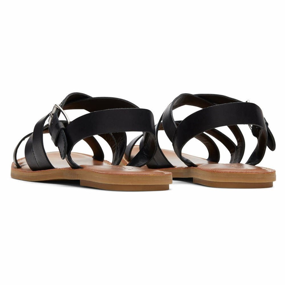 Toms Sicily Sandalet Kadın Siyah | RXN624397