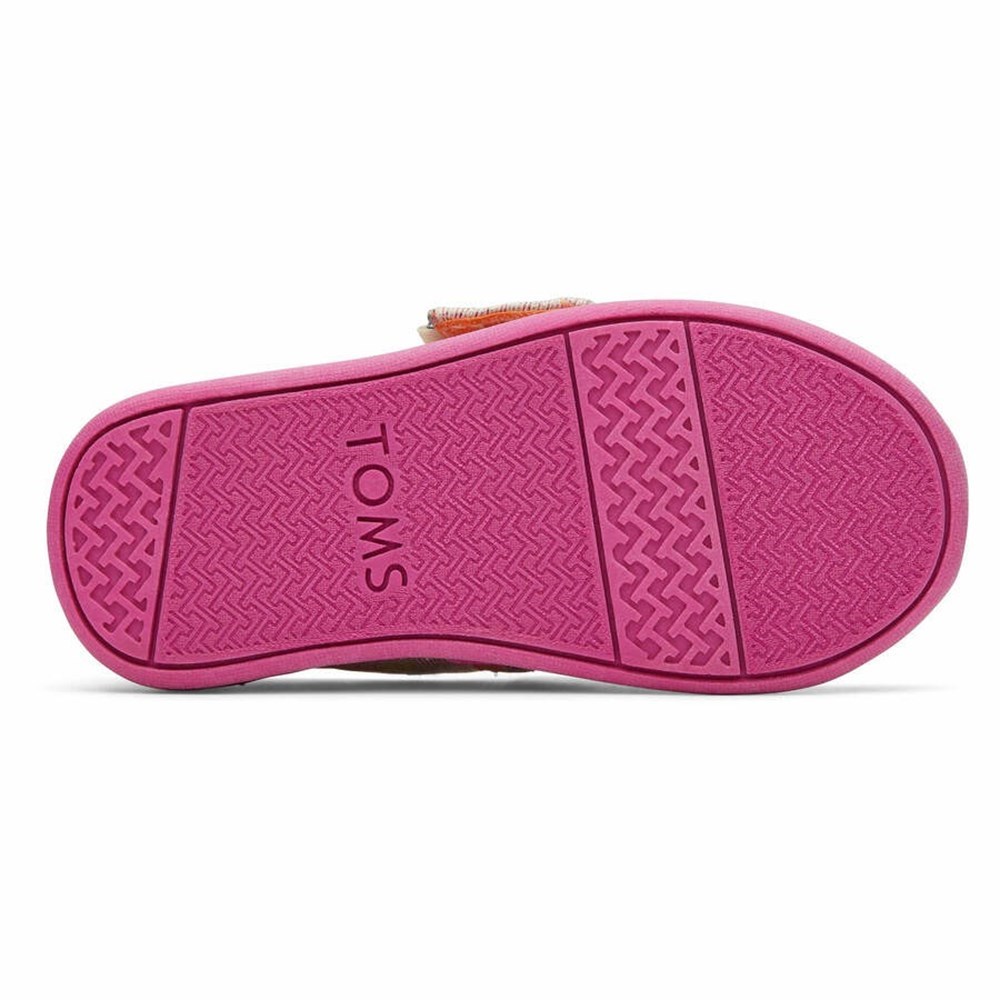 Toms Tiny Alpargata Glimmer Stars Makosen Ayakkabı Çocuk Mercan Renkli | NXL549678