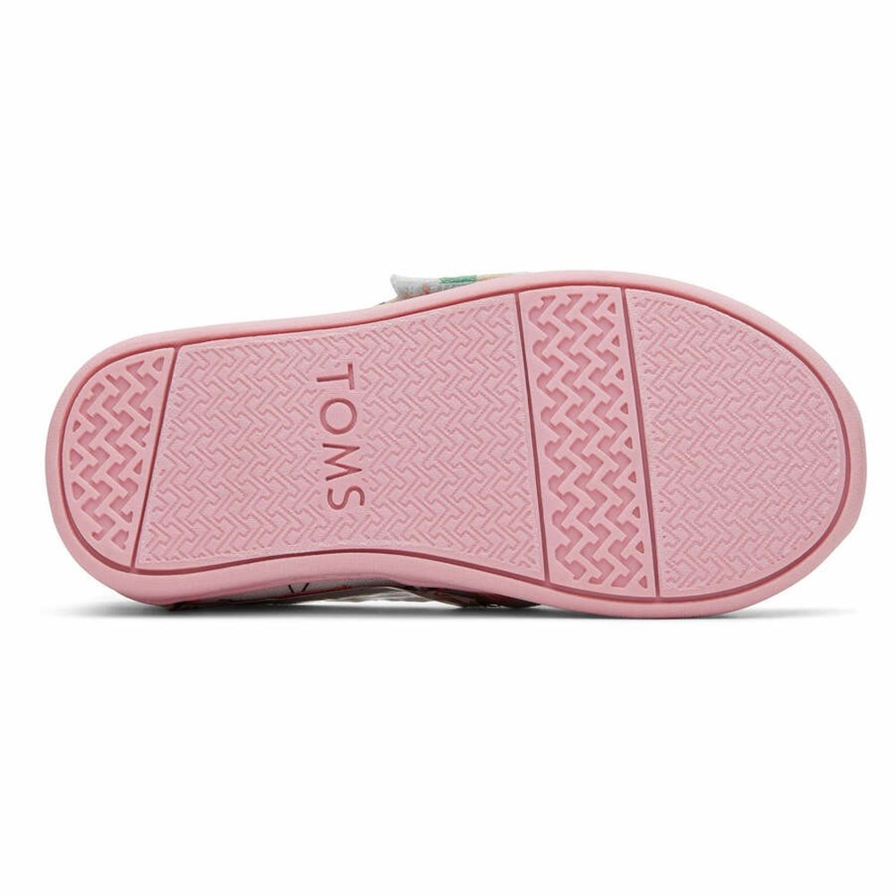 Toms Tiny Alpargata Hawaiian Flamingos Makosen Ayakkabı Çocuk Mavi | BDH630749