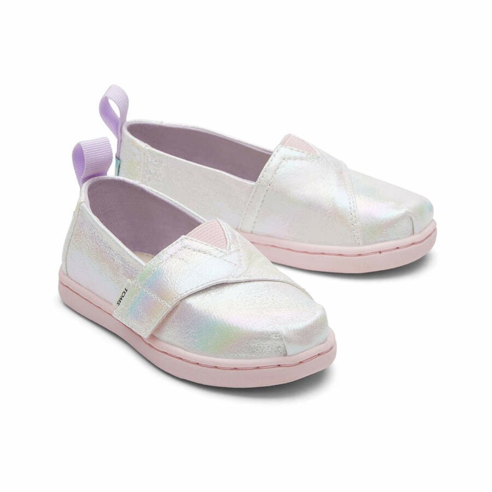 Toms Tiny Alpargata Iridescent Makosen Ayakkabı Çocuk Renkli | EWG160279
