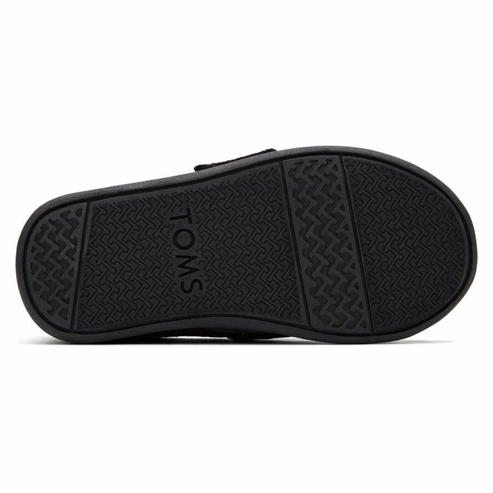 Toms Tiny Alpargata Kanvas Makosen Ayakkabı Çocuk Siyah | DOX241075