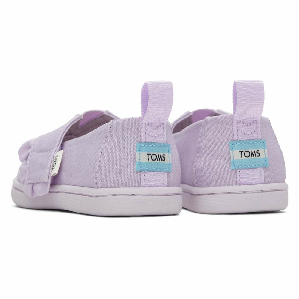 Toms Tiny Alpargata Ruffle Makosen Ayakkabı Çocuk Açık Mor | KLR379148