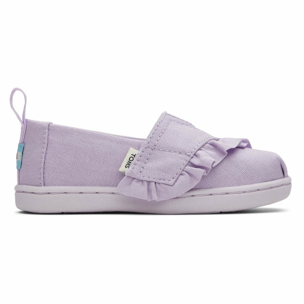 Toms Tiny Alpargata Ruffle Makosen Ayakkabı Çocuk Açık Mor | KLR379148
