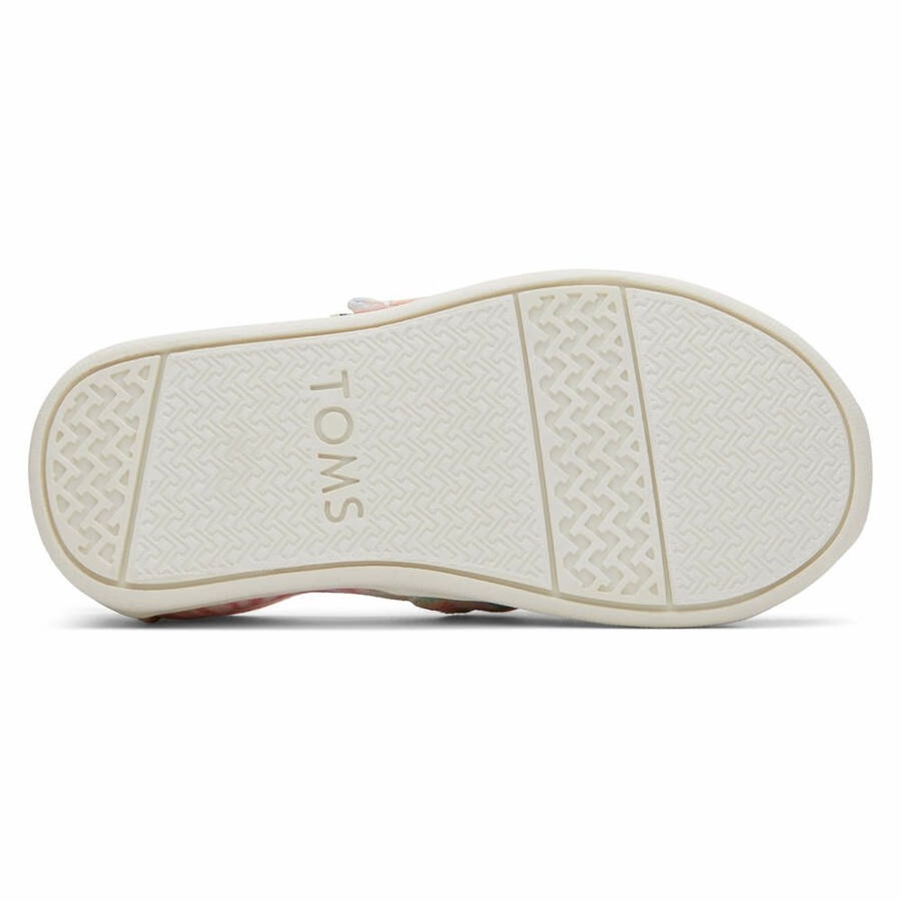 Toms Tiny Alpargata Tie Dye Makosen Ayakkabı Çocuk Pembe | EXH815962