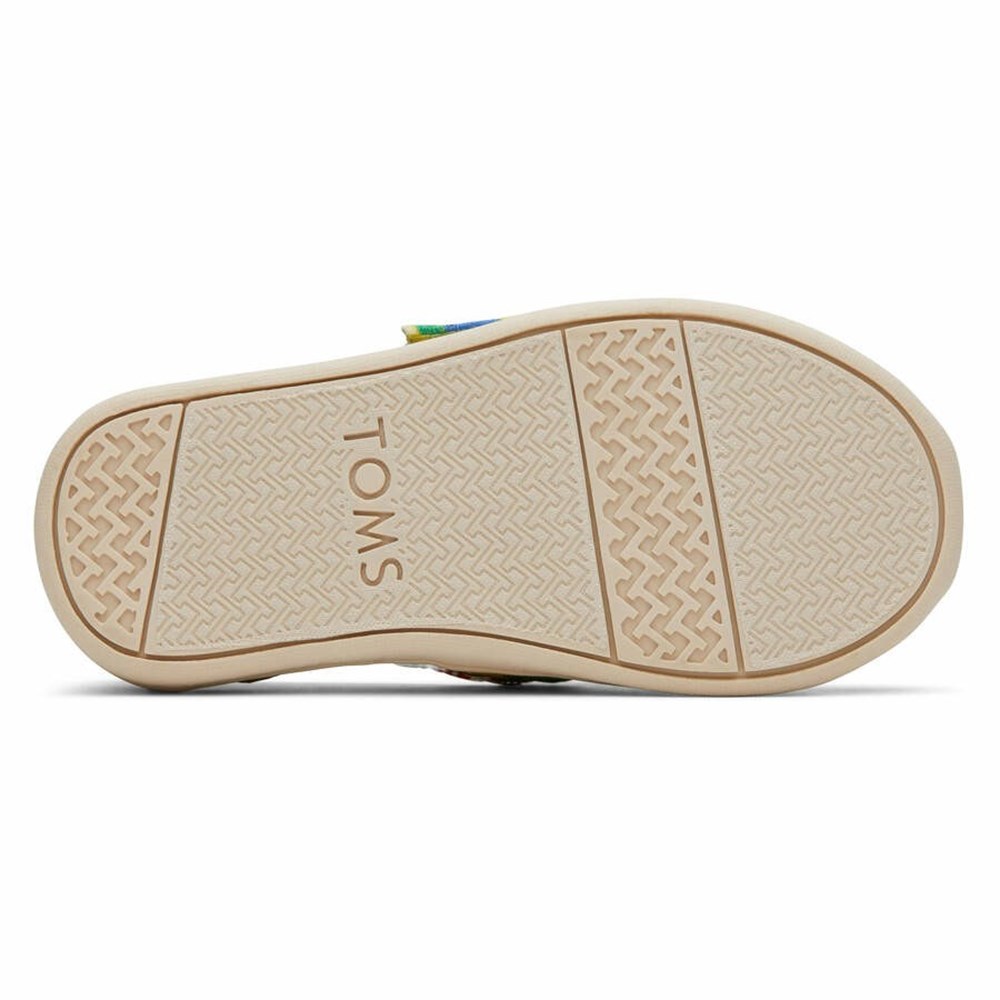 Toms Tiny Alpargata Tropical Frogs Makosen Ayakkabı Çocuk Sarı | CJF596870