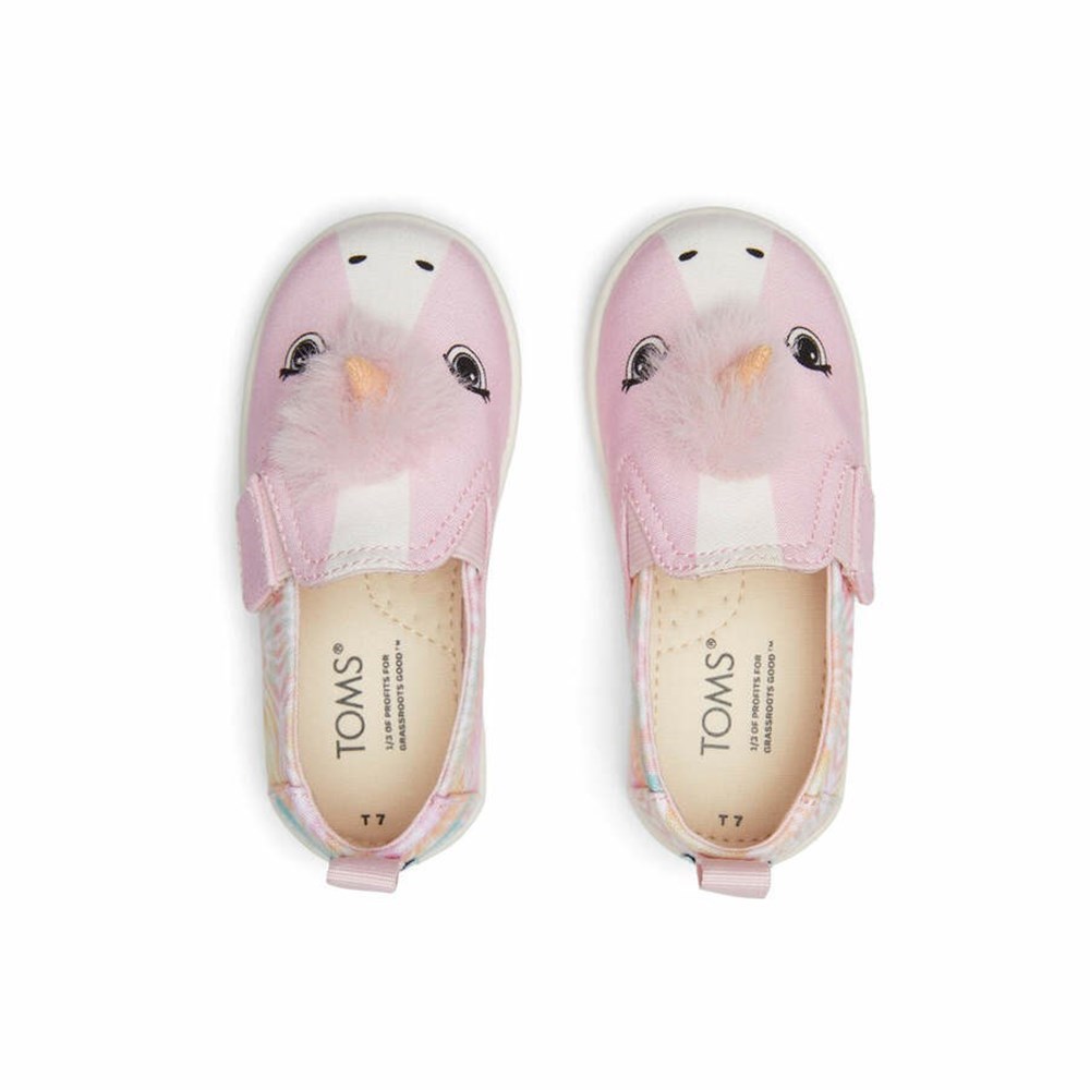 Toms Tiny Alpargata Unicorn Makosen Ayakkabı Çocuk Pembe | DXE462138