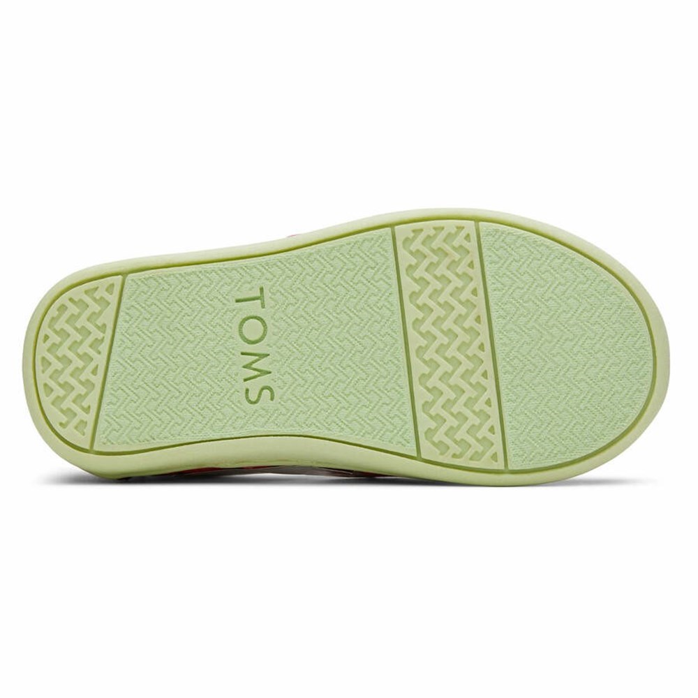 Toms Tiny Alpargata Watermelon Makosen Ayakkabı Çocuk Kırmızı | PFM591032