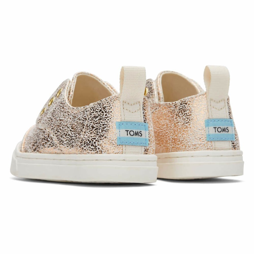 Toms Tiny Cordones Spor Ayakkabı Çocuk Altın | GOQ216570