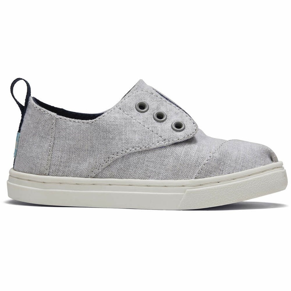 Toms Tiny Cordones Spor Ayakkabı Çocuk Koyu Gri | UPC132980