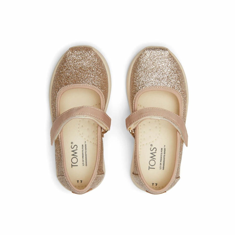 Toms Tiny Mary Jane Makosen Ayakkabı Çocuk Kahverengi | WIY352801