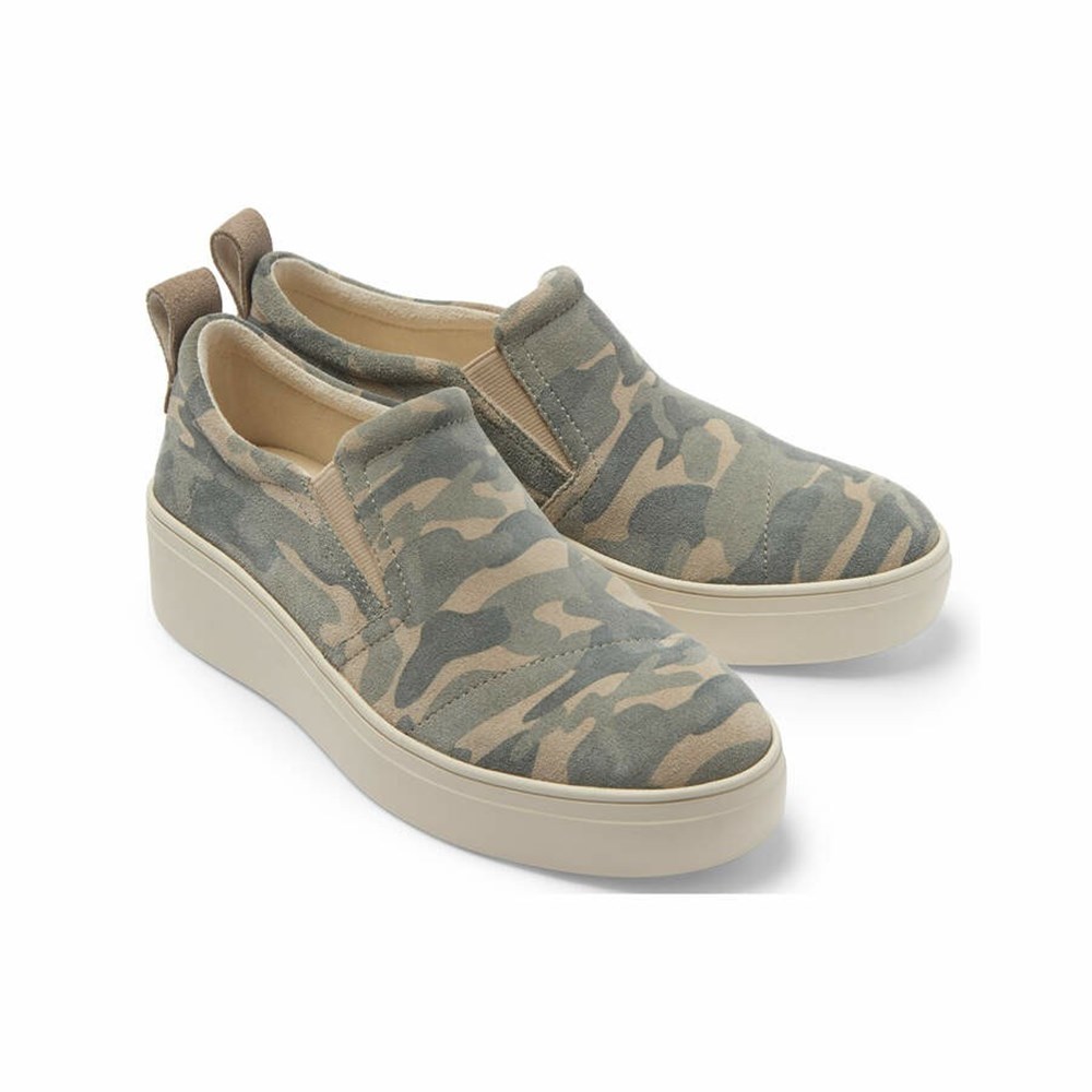 Toms Tristan Makosen Ayakkabı Kadın Camo | XPD207396