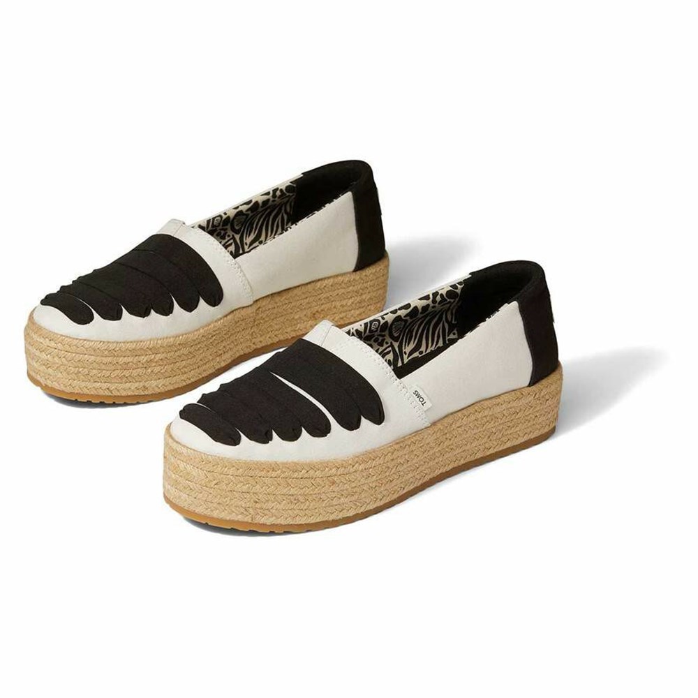 Toms Valencia Platform Ayakkabı Kadın Bej Rengi | NQK653091
