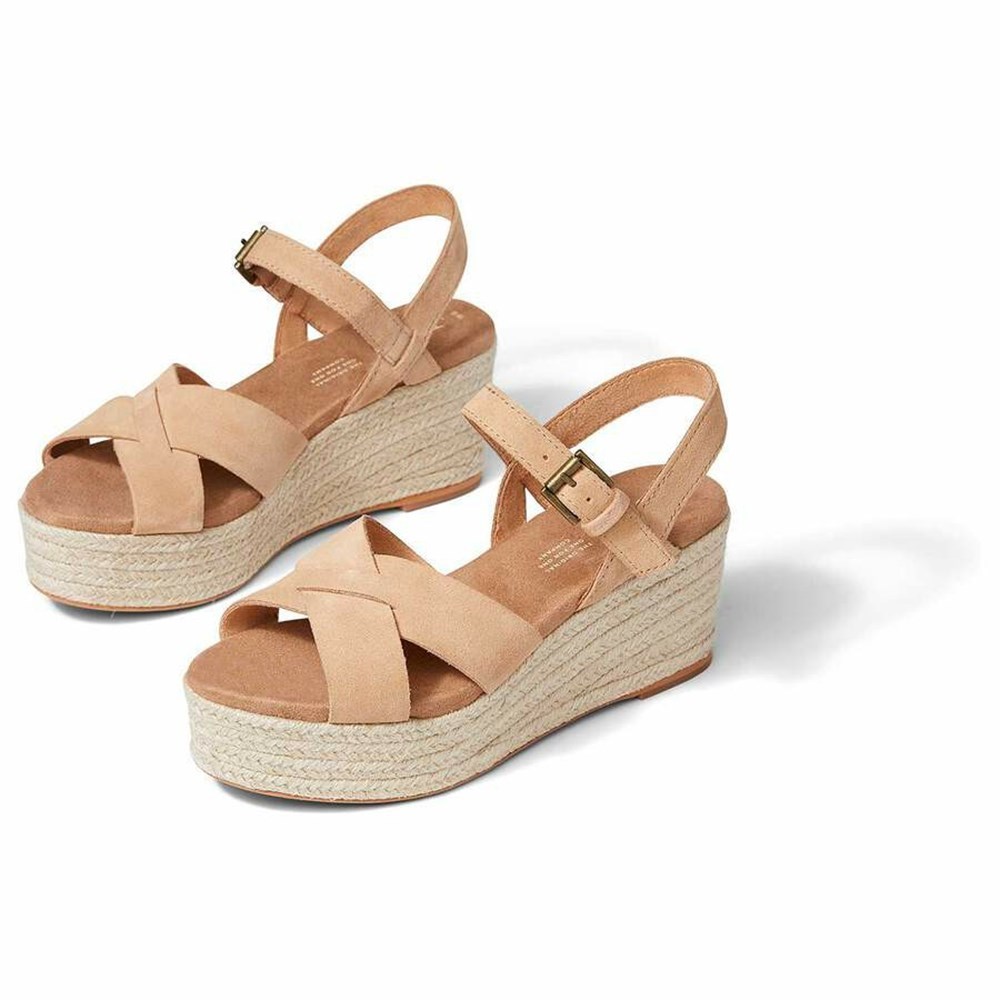 Toms Willow Dolgu Topuklu Kadın Turuncu | JRS032189