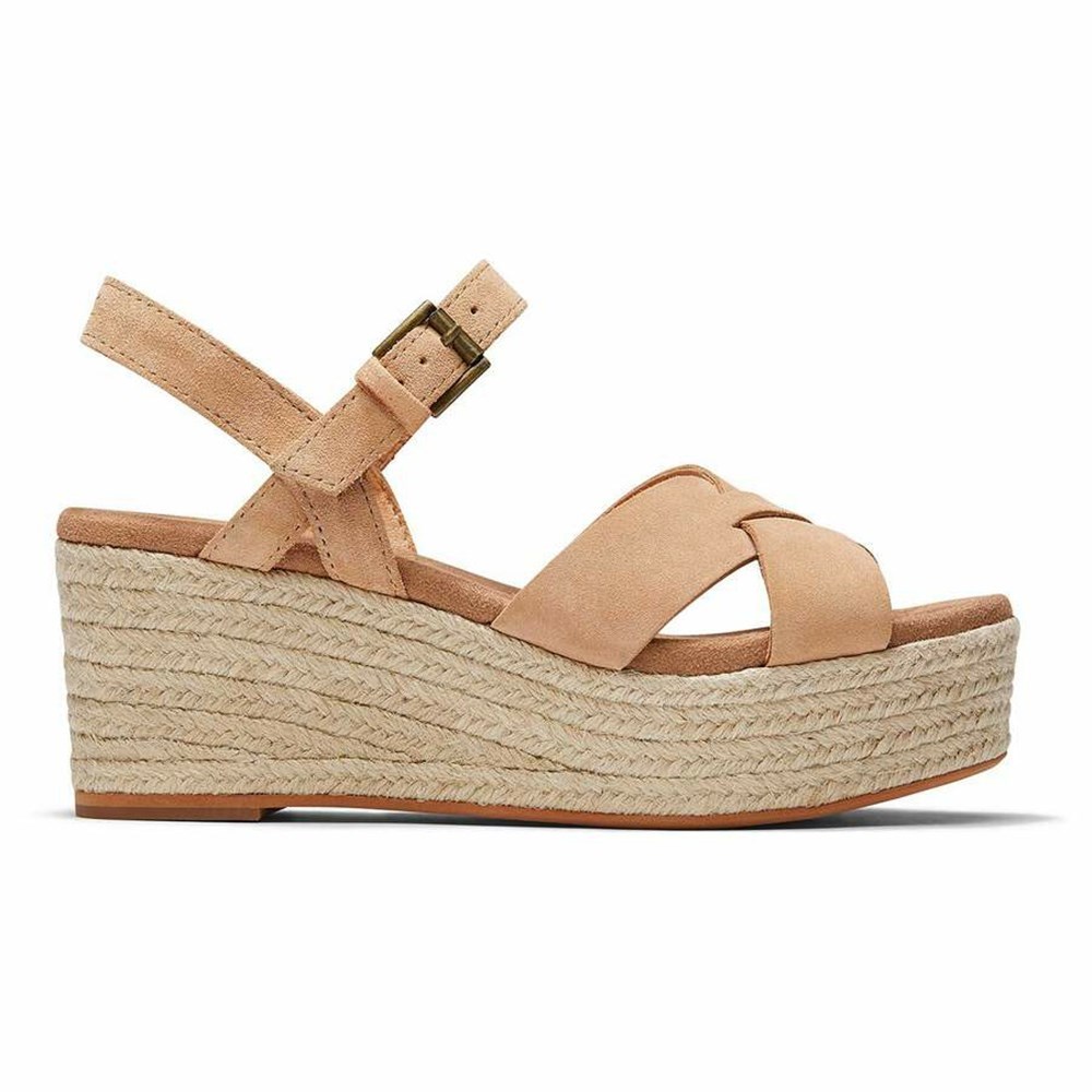 Toms Willow Dolgu Topuklu Kadın Turuncu | JRS032189