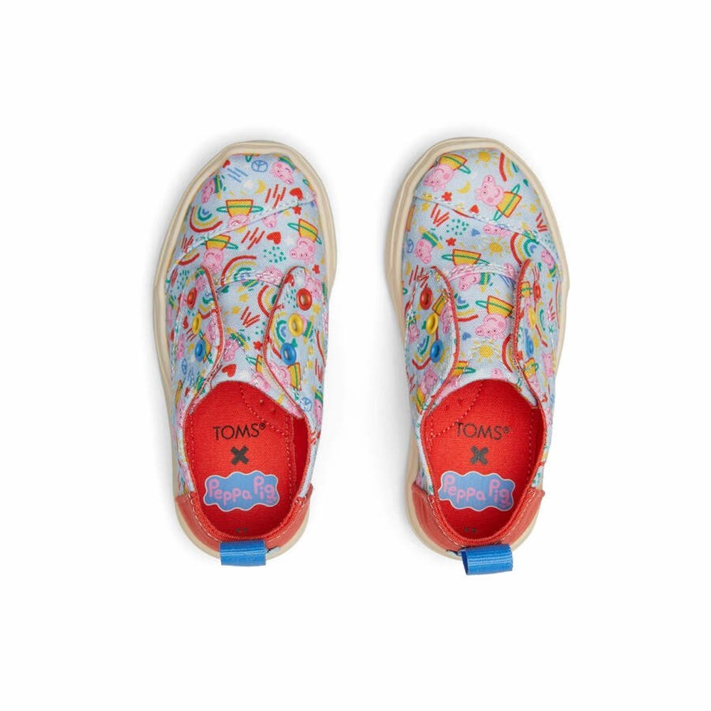 Toms X Peppa Pig Tiny Cordones Spor Ayakkabı Çocuk Açık Mavi | LVP420316