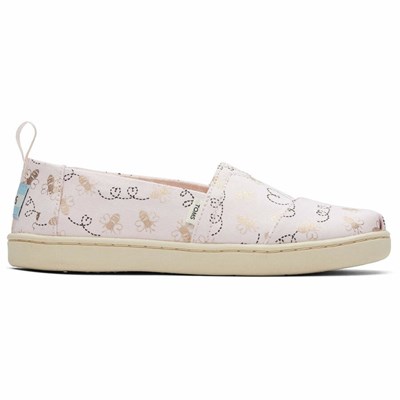 Toms Alpargata Bee Mine Makosen Ayakkabı Çocuk Pembe | JZO103675