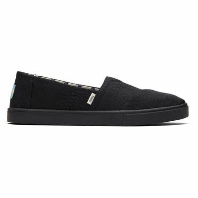 Toms Alpargata Cupsole Makosen Ayakkabı Kadın Siyah | REA154238