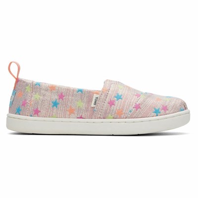 Toms Alpargata Glimmer Stars Makosen Ayakkabı Çocuk Renkli | HFV723946