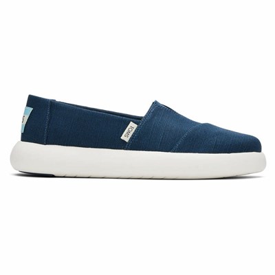 Toms Alpargata Mallow Makosen Ayakkabı Kadın Mavi | BUR539146