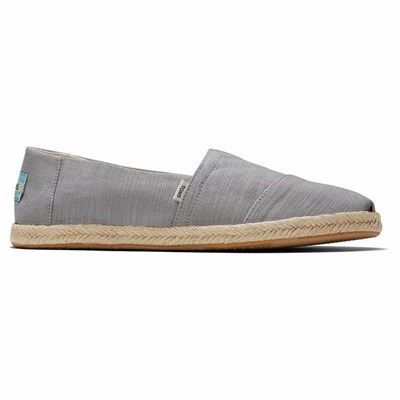 Toms Alpargata Rope Espadril Erkek Koyu Gri | ZWM261790