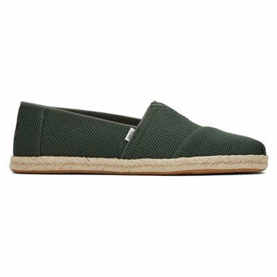 Toms Alpargata Rope Espadril Erkek Yeşil | YBJ920674