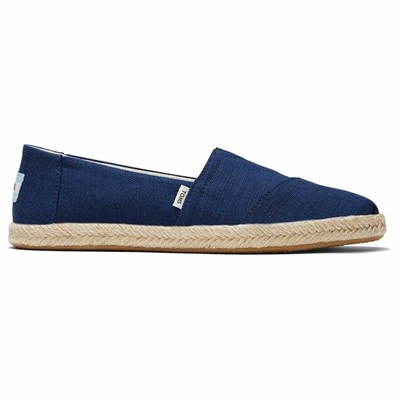 Toms Alpargata Rope Espadril Kadın Lacivert | SOR510376