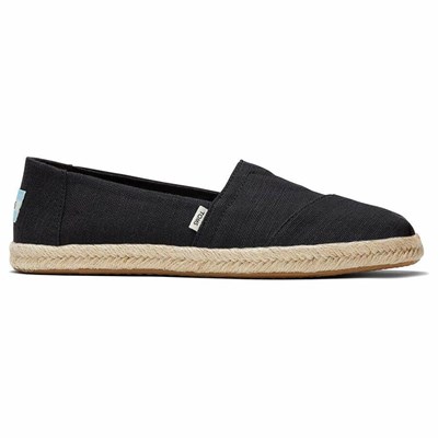 Toms Alpargata Rope Espadril Kadın Siyah | HUB856937