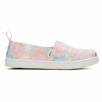 Toms Alpargata Tie Dye Makosen Ayakkabı Çocuk Pembe | RSM694817