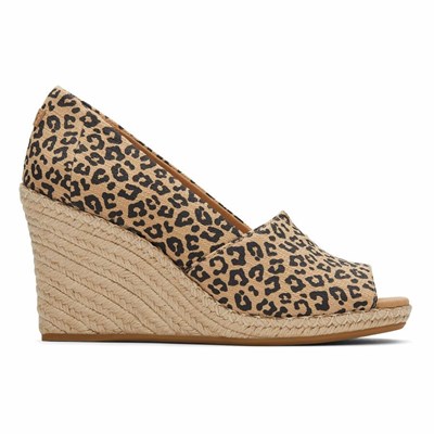 Toms Michelle Dolgu Topuklu Kadın Leopar | ALK132974