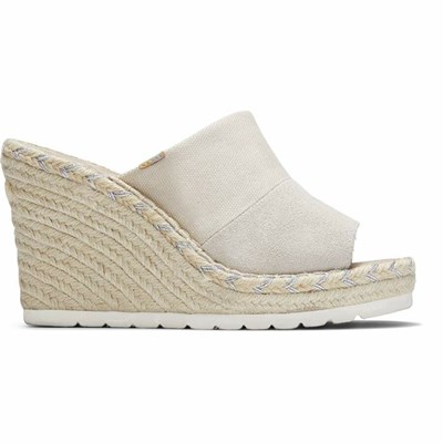 Toms Monica Mule Dolgu Topuklu Kadın Bej Rengi | XBR054263