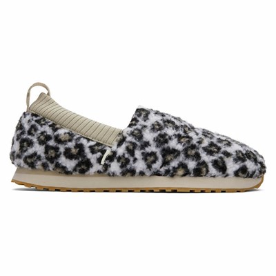 Toms Resident Makosen Ayakkabı Kadın Beyaz Leopar | OXG194527