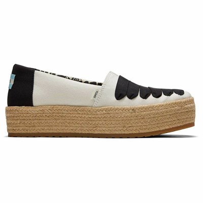 Toms Valencia Platform Ayakkabı Kadın Bej Rengi | NQK653091